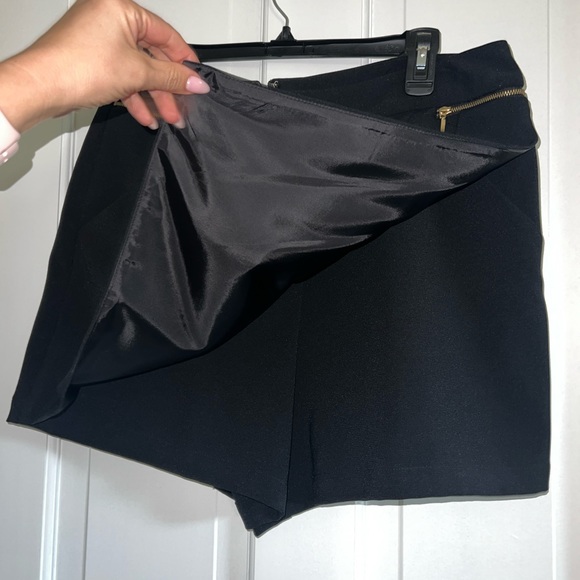 INC Women’s Regular Fit Black Dressy Skort - Picture 3 of 4